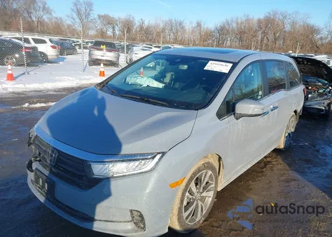 2024 Honda Odyssey Touring from USA, damaged, VIN 5FNRL6H88RB033774